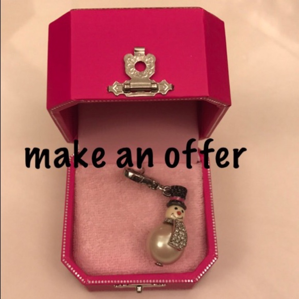 Juicy Couture snowman charm NIB (make offer)